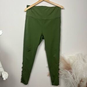 Olive High-Waisted Leggings